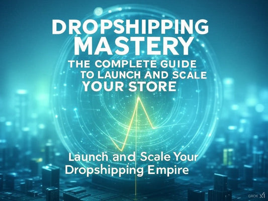Dropshipping guide - laptop and e-commerce setup